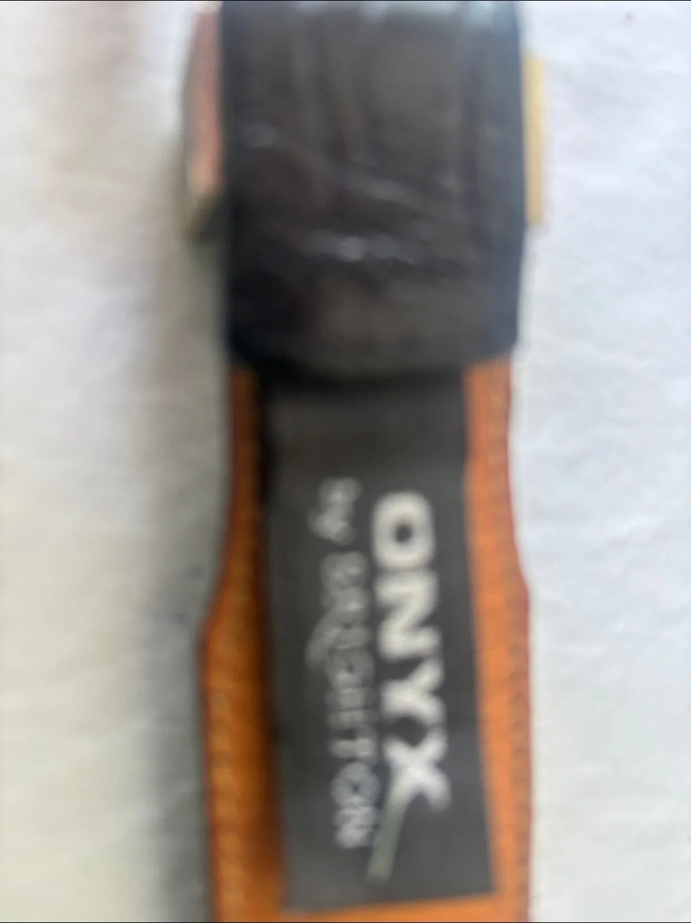 Onyx Black and Brown Leather Strap with Silver Accent Brighton Year 1993